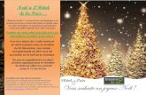 Vous souhaite un joyeux Noël · Noël à L’Hôtel de la Paix… L’hôtel De La Paix***, au bord du lac de Gérardmer vous propose de passer un Noël mémorable en famille, dans