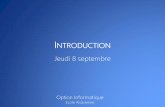 INTRODUCTION - Freeandre.lovichi.free.fr/teaching/ea/2016-2017/cours/premieres/01/01... · Synomia 2. PROGRAMME DE LA SÉANCE 1. Présentation du cours 2. Mais au fait, c’est quoi