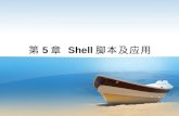 第 5章 Shell 脚本及应用 - USTCstaff.ustc.edu.cn/~ccwang/Linux_ch5_1.pdf · • shell是用户和系统内核之间的接口程序 • shell是命令解释器 • 在本章中，shell指linux的终端