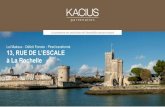 à La Rochelle - 2difconseils.fr€¦ · Août 2015 : hausse de la fréquentation touristique à La Rochelle et à l’Ile-de-Ré D'avril à octobre, le tourisme de croisière attire