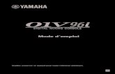 01V96i Owner's Manual - Yamaha Corporation YAMAHA CORPORATION OF AMERICA. COMPLIANCE INFORMATION STATEMENT