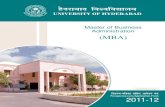 Master of Business Administration (MBA) · Mumbai Highway, Gachibowli, provides the right learning ambience. The University also has a city campus “The Golden Threshold”, the