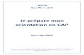 Je prépare mon orientation en CAPflorent-durel.com/media/support_pdf/UPE2A_ORIENTATION_CAP_67.pdf · UPE2A Bas-Rhin (67) Je prépare mon orientation en CAP Rentrée 2020 Document