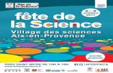 Mairie d'Aix-en-Provenceaixmaville.fr/IMG/pdf/comm_fete_de_la_science_detaillee.pdf · d'Astrophysique de Marseille) et le CEREGE (Centre Europeen de Recherche et d'Enseignement des