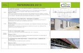5 REFERENCES 2013 - C2ODAc2oda.com/telechargements/References-C2ODA-2013.pdf · existant ou neuf et également en appliquant les EUROCODES pour les calculs à la fatigue du nouveau