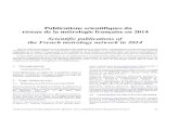 Publications 2014 RNMF - LNE€¦ · norme NF EN ISO/CEI 17025 dans le soutien de l’expertise judiciaire », Colloque des Compagnies d’Experts de Justice du Grand Est, Dijon,