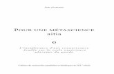 Pour une métascience, tome 0misraim3.free.fr/divers2/pour_une_metascience.0.pdf · 6 lexis Vocabulaire de métaphysique moderne et bibliographie ISBN 2-9504817-1-X (vol. 0) 2003