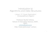 Introduction to Algorithms and Data Structuresuehara/course/2019/myanmar/pdf/17.pdf · Jun Mitani, 2010. (From one rectangular sheet) Origamizer by Tomohiro Tachi, 2007. (From one