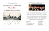 Ce 17 mai 2014, pour fêter son 10 anniversaire Choralinechoraline.org/textes/programme 6p.pdf · Emmenez-moi Charles Aznavour . PARADOS, chorale de Sandillon, existe sous sa forme