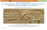 Les paysans et quelques bons génies nourriciers ...ddata.over-blog.com/xxxyyy/3/98/98/62/METIERS/paysan-7.pdf · J. Vandier, Manuel d'archéologie égyptienne VI, Bas-reliefs et