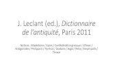J.#Leclant (ed.), Dictionnaire* de*l’antiquité,Paris#2011 · HADAS-LEBEL Makedonia) n'est pas autre par les Macédoniens (en 'est le peuple qui non seule- om au pays. mais qui
