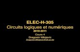 ELEC-H-305fuuu.be/polytech/ELECH305/ELECH305_cours_04.pdf · variables (jusquʼau 5). 3.Méthode de Quine-McCluskey Méthode systématique permettant de trouver lʼexpression la plus