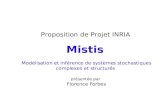 Mistis · Proposition de Projet INRIA Mistis Modélisation et inférence de systèmes stochastiques complexes et structurés présentée par Florence Forbes