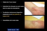 Patient de 27 ans, boxeur Antécédent de chirurgie du canal ...onclepaul.net/wp-content/uploads/2011/07/fibrolipome-du-nerf-médian-.… · Fibrolipoma of the median nerve a case