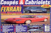 Coupés et cabriolets - 12-1996 & 01-02 -1997€¦ · Davantage que pour n'importe quelle Ferrari ! Certes, l'obiet est unique, moins par son potentiel technique que par sa formidable