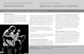 RÉCITAL DE GUITARE CLASSIQUE MUSIK AUS ALLER WELT … · RÉCITAL DE GUITARE CLASSIQUE MUSIK AUS ALLER WELT Michel Molinari Spectrum Saxophon Quartett Michel Molinari D’origine
