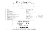 Badinerie€¦ · Badinerie Soprano Saxophone Solo Wind Band / Concert Band / Harmonie / Blasorchester / Fanfare Arr.: Jérôme Naulais Johann Sebastian Bach EMR 11215 1 1 1 8 1 1