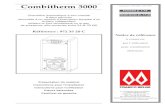 Combitherm 3000 - Freeconceptchauffage.free.fr/index_fichiers/FBCombitherm3000.pdf · Norme P 45-204: Installations de gaz (DTU 61-1). Règlement Sanitaire Départemental Type La