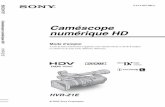 Caméscope numérique HD - CVN · E1 (résidentiel), E2 (commercial et industrie ... • Les standards couleur des téléviseurs sont différents d’un pays ou d’une région à