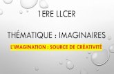 1ERE LLCER THÉMATIQUE : IMAGINAIRES · song by the beatles ( 1967) •le poÈme Épilogue de « through the looking glass » ( 1871) •m and s commercial (2013) = believe in magic