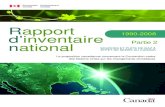 Rapport d’inventaire · 2010. 5. 25. · Catalogage avant publication de Bibliotèque et Archives Canada Canada Vedette principale au titre : Rapport d’inventaire national 1990–2008
