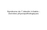 Syndrome de l intestin irritable : données physiopathologiquesmodulation de la douleur/émotion/attention (cortex prefrontal , aire de Brodmann) Métaanalyse quantitative Tillisch