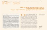 dmt N° 50 - rst-sante-travail.fr · lée dans une précédente fiche de dermato-allergologie professionnelle [1]. Les fongicides sont les produits de loin les plus uti-lisés (environ
