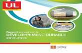 DÉVELOPPEMENT DURABLE - ULaval · L’offre de formation en développement durable ne cesse de s’enrichir avec deux nouveaux programmes. Il s’agit du certificat en dévelop-pement