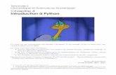 Informatique et Sciences du Numériques Chapitre 4 ...lyceeenligne.free.fr/IMG/pdf/Cours_Python-2.pdf · • le type ﬂottant ﬂoat pour un nombre à virgule, comme 3,14, stocké