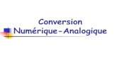 Conversion Numérique-Analogiquedaniel.tschirhart.free.fr/archi/Cours/Archi_Num_CNA_CAN.pdf · CAN simple rampe ou à intégration : principe -Vref + R C Vs On compare Vs(t) à la