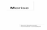 Merise - Dsfc · Support Merise - 4 /31 - Denis Szalkowski Formateur Consultant janvier 2005 I. Remerciements Cette partie de ce support une adaptation d'un cours réalisé en 1988-89