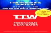 TTW Romandie/ Montreux · 1 6 4 5 E D a t e: 7 / 15 C/DC v a tio: alida ti o Lets Travel *Booth 29: 1 day exposant Sept. 18 1 day exposant Sept. 19 Bistrot Piazza Turistica Warderobe