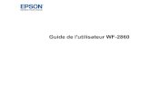 Guide de l'utilisateur3 Table des matières Guide de l'utilisateur WF-2860 ..... 13 Notions de base concernant le