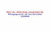 rapport activité 2006 - Canceraquitaine€¦ · et d’un réseau régional, centré sur les professionnels. 4 Les 4 grandes missions du RCA –RESILIAENCE sont les suivantes : ...
