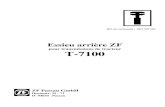 Essieu arrière ZF - Deutz Passion€¦ · T-7100 KT N° de commande ZF : 5872 984 002 Respecter les instructions et spécifications du fabricant du véhicule pour l’installation