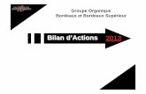 Bilan d’Actions 2013 - Planète Bordeaux · 1196 couverts (contre 1400 en 2012) 23 retombées presse Internet Facebook : pages Vinexpo vue par 8900 personnes dont 5638 pour les