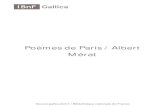 Poèmes de Paris / Albert Mérat/12148/bpt6k102935f.pdf · Poèmes de Paris / Albert Mérat. 1880. 1/ Les contenus accessibles sur le site Gallica sont pour la plupart des reproductions