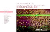FORENSICS, INVESTIGATIONS · 2019. 3. 27. · Forensic investigations Corporate intelligence ... review documents and data involved in regulatory investigations, regulatory filings,