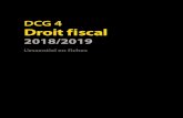 DCG 4 Droit fiscal - Dunod · Droit fiscal 2018/2019 L’essentiel en fiches. À la mémoire d’Emmanuel Disle. DCG 4 Droit fiscal Emmanuel Disle Agrégé d’économie et gestion