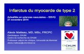 New Infarctus du myocarde de type 2 - SSVQ · 2018. 5. 16. · Infarctus du myocarde de type 2 Alexis Matteau, MD, MSc, FRCPC Cardiologue, CHUM Centre de recherche du CHUM Professeur