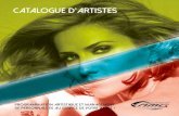 Catalogue d’artistes · Catalogue d’artistes Programmation artistique et management . 2. 3