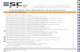 Catalogue des glissières et accessoires - Escincescinc.ca/wp-content/uploads/2017/11/GlissieresAccesso...Glissières flexibles en câbles d’acier (3 câbles à 3/4 po) et section