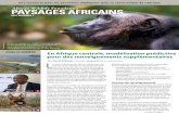 African Wildlife Foundation PAYSAGES AFRICAINS...Une ressource pour les personnes impliquées dans la conservation de l’Afrique L a réserve de faune du Dja, au Cameroun, est l'un
