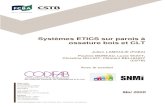 Systèmes ETICS sur parois à ossature bois et CLT · (CSTB) Avec le soutien Mai 2020 . SOMMAIRE Partie 1 : Propositions de prescriptions pour une mise en œuvre en atelier des systèmes