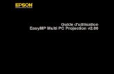 Guide d'utilisation EasyMP Multi PC Projection v2Fonction du modérateur Lorsque vous utilisez la fonction du modérateur, une seule personne assume le rôle du modérateur et peut