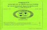 New Société d'Horticulture et d'Histoire Naturelle de l'Hérault – Pour … · 2020. 7. 5. · ANNALES DE LA SOCIÉTÉ D'HORTICULTURE D'HISTOIRE NATURELLE Volume 142 DE L'HÉRAULT