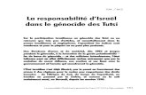 La responsabilité d’Israël dans le génocide des Tutsi...6 Benjamin Beit-Hallahmi, The Israeli connection, How Israel arms and why, Pan- theon Books, New-York, 1987 7 Télégramme