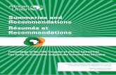 Summaries and Recommendations Résumés et Recommandations · 2018. 7. 25. · David O. FADIRAN, University of South Africa, Economics Department, ... Convergence and spillover effects