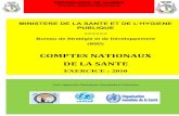 COMPTES NATIONAUX DE LA SANTE€¦ · 1 BSD/MSHP CNS 2010 Avec l’appui des Partenaires Techniques et Financiers REPUBLIQUE DE GUINEE TRAVAIL-JUSTICE-SOLIDARITE MINISTERE DE LA SANTE