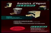 06/2011 Avaloirs d’égout - smn-materiaux · proﬁl T : 440 proﬁl A : 230 proﬁl T : 310 320 fil d'eau 200 90 Regards 640x640 avec réhausses pour plaques de recouvrement proﬁl